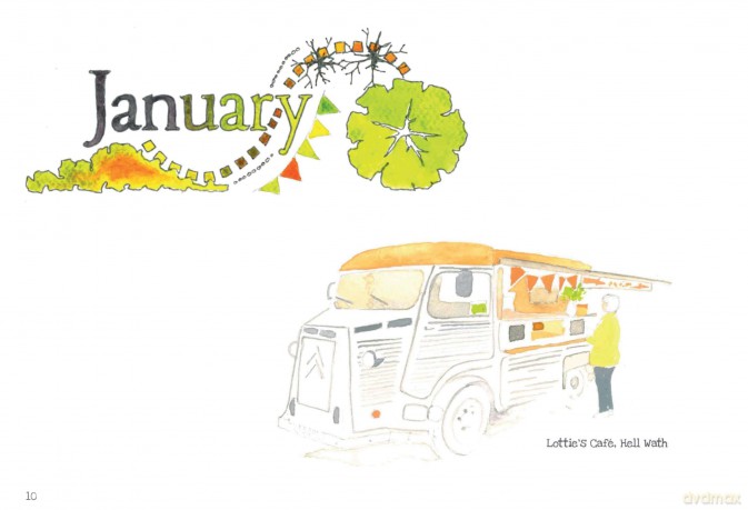 Lovely walks that end with coffee and cake in Yorkshire: an artisan's guide to lovely walks (and cake) throughout the year - Julie Dodsworth [KSIĄŻKA]
