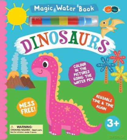 Magic Water Book - Dinosaurs: 5 [KSIĄŻKA]