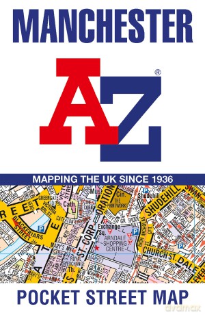 Manchester A-Z Pocket Street Map: Accurate street map for easy navigation [KSIĄŻKA]