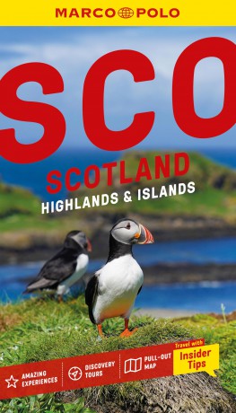 Marco Polo Scotland's Highlands and Islands Pocket Travel Guide: Pull Out Map | Local Knowledge | Covers: Loch Ness, North Coast 500, Isle of Skye and more [KSIĄŻKA]