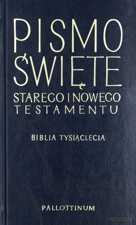 Biblia Tysiąclecia - format oazowy eko granat [KSIĄŻKA]
