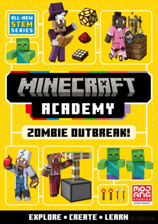 Minecraft Academy Zombie Outbreak: Learn and play! Official illustrated children's Minecraft STEM adventure. The perfect gift for kids aged 6, 7, 8, 9 and 10!: Book 1 - Mojang Ab [KSIĄŻKA]