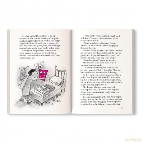 Moin and the Monkey Monster: A Funny Story of Friendship Between a Boy and a Monster | Age 8+ - Anushk Ravishankar [KSIĄŻKA]