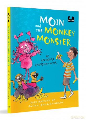 Moin and the Monkey Monster: A Funny Story of Friendship Between a Boy and a Monster | Age 8+ - Anushk Ravishankar [KSIĄŻKA]