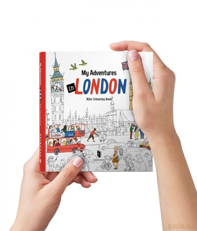 My Adventures In London: Mini Colouring Book - Anna Pohlebaeva [KSIĄŻKA]