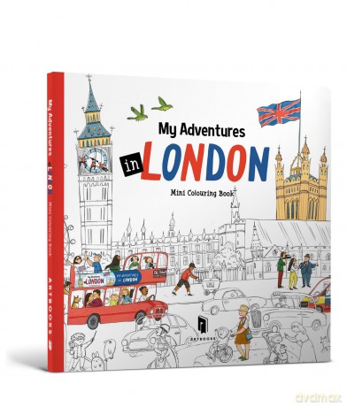My Adventures In London: Mini Colouring Book - Anna Pohlebaeva [KSIĄŻKA]