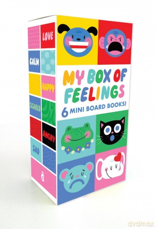 My Box of Feelings (A Hello!Lucky Book): 6 Mini Board Books! - Sabrina Moyle [KSIĄŻKA]