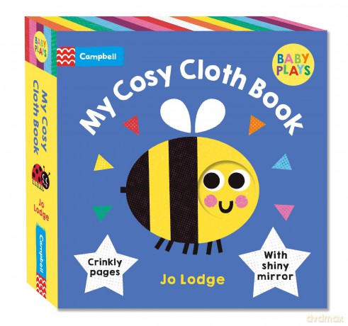 My Cosy Cloth Book: A first book for new babies, with crinkly pages and shiny mirror! (Baby Plays) - Campbell Books [KSIĄŻKA]