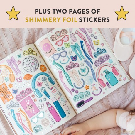 My Fancy Sticker Storybook: Dance Recital: 350+ Reusable Dress-up Sticker Book for Kids Ages 5-8: 2 (Sticker Activity Book Series) - Ali Koch [KSIĄŻKA]
