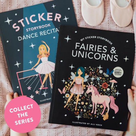 My Fancy Sticker Storybook: Dance Recital: 350+ Reusable Dress-up Sticker Book for Kids Ages 5-8: 2 (Sticker Activity Book Series) - Ali Koch [KSIĄŻKA]