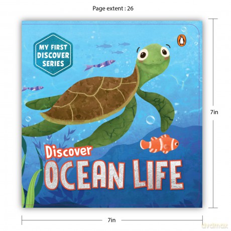 My First Discover Series: Ocean Life: Fun and Interactive Illustrated Board Book of Sea Animals for Kids, Toddlers (Penguin Early Learning Series) (Penguin Early Learning: My First Discover) - Penguin Books [KSIĄŻKA]