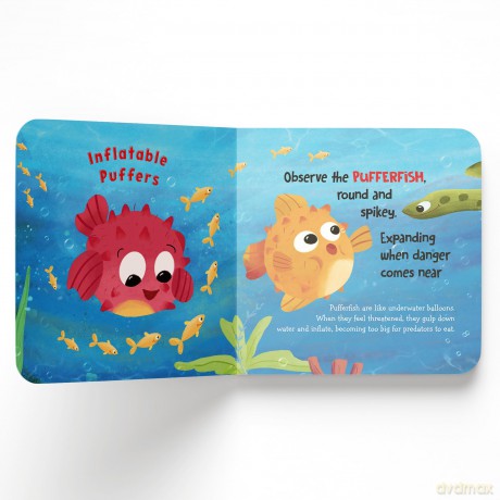 My First Discover Series: Ocean Life: Fun and Interactive Illustrated Board Book of Sea Animals for Kids, Toddlers (Penguin Early Learning Series) (Penguin Early Learning: My First Discover) - Penguin Books [KSIĄŻKA]