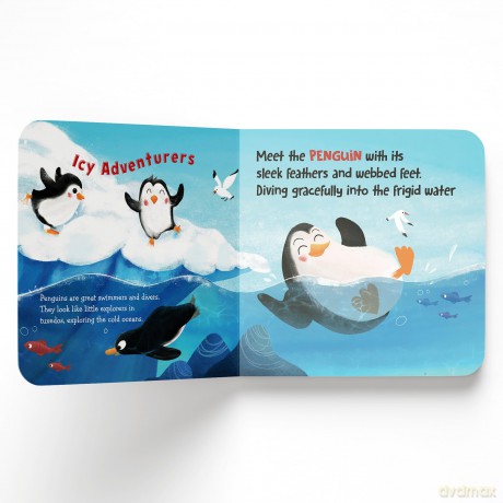 My First Discover Series: Ocean Life: Fun and Interactive Illustrated Board Book of Sea Animals for Kids, Toddlers (Penguin Early Learning Series) (Penguin Early Learning: My First Discover) - Penguin Books [KSIĄŻKA]