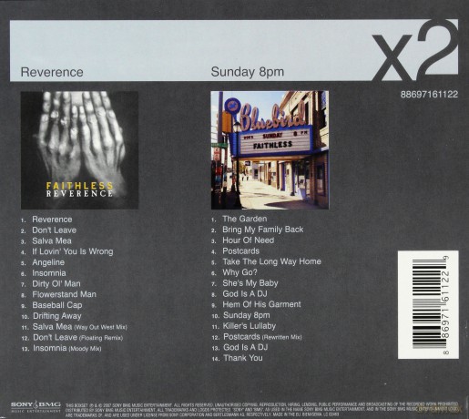 Faithless: Sunday 8pm / Reverance [2CD]