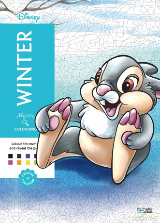 Mystery Colouring - Winter: Colour the numbers and reveal the picture! - Alexandre Karam [KSIĄŻKA]