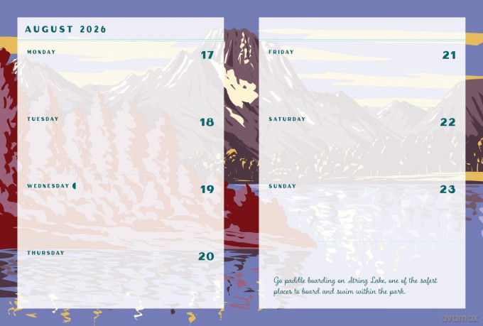 National Parks 2027 Weekly Planner: July 2026 - December 2027 - Rock Point (Ed) [KSIĄŻKA]