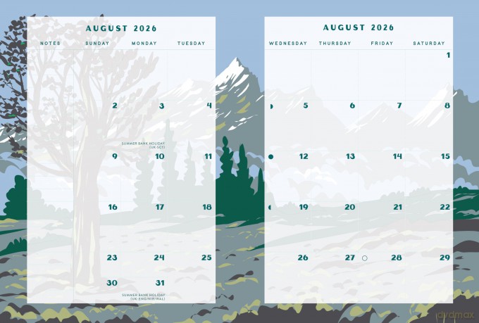 National Parks 2027 Weekly Planner: July 2026 - December 2027 - Rock Point (Ed) [KSIĄŻKA]