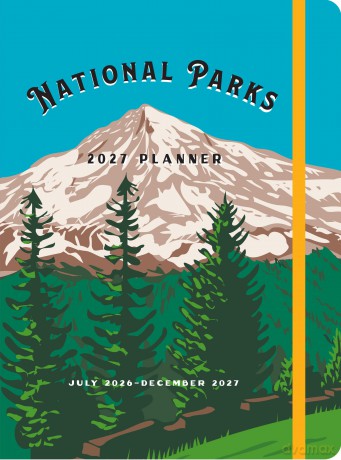 National Parks 2027 Weekly Planner: July 2026 - December 2027 - Rock Point (Ed) [KSIĄŻKA]