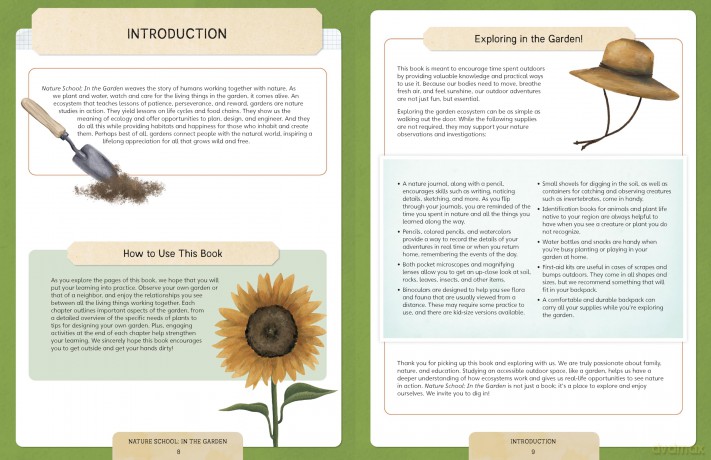 Nature School: In the Garden: Lessons and Activities to Cultivate Children's Connection to the Natural World - S Et Al Hathaway [KSIĄŻKA]