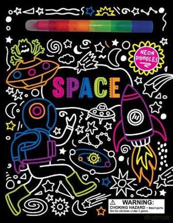 Neon Doodles Book - Space: 2 [KSIĄŻKA]