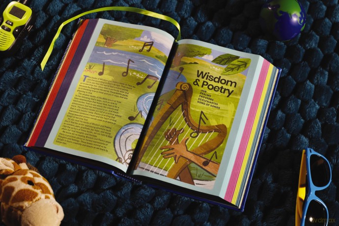 NIrV, Tiny Theologians Bible, Leathersoft over Board, Blue, Comfort Print: A Beginner's Guide to the Bible - for Kids - Gannett Amy [KSIĄŻKA]