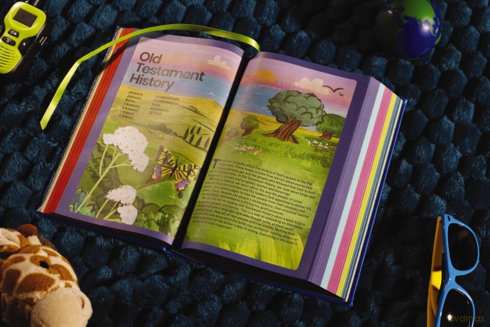NIrV, Tiny Theologians Bible, Leathersoft over Board, Blue, Comfort Print: A Beginner's Guide to the Bible - for Kids - Gannett Amy [KSIĄŻKA]