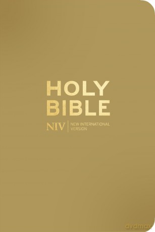 NIV Pocket Latte Bible with Gold Zip [KSIĄŻKA]