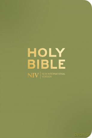 NIV Pocket Olive Green Bible with Gold Zip [KSIĄŻKA]