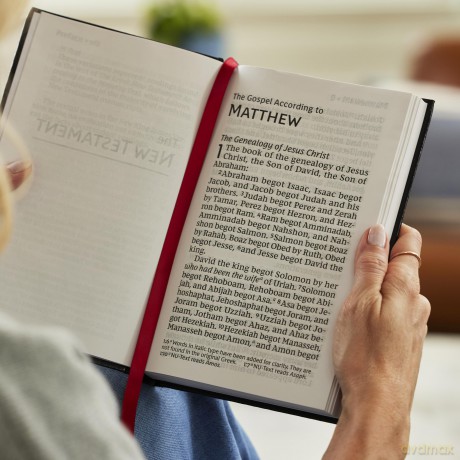 NKJV Super Giant Print New Testament, Brown Leathersoft, Red Letter, Comfort Print (Thumb Indexed) [KSIĄŻKA]