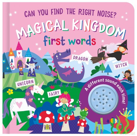North Parade Publishing Magical Kingdom Sound Book, First Words Interactive Board Book for Children 3-5 Years, One Button Sound Matching - J Emmerson-Hicks [KSIĄŻKA]