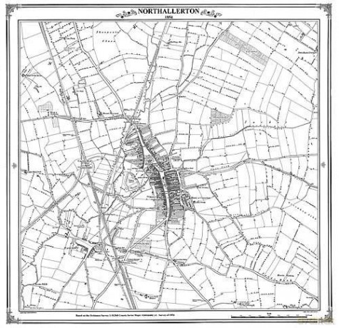 Northallerton 1854 Map: No. 156 (Heritage Cartography Victorian Town Map Series) - Unknown [KSIĄŻKA]