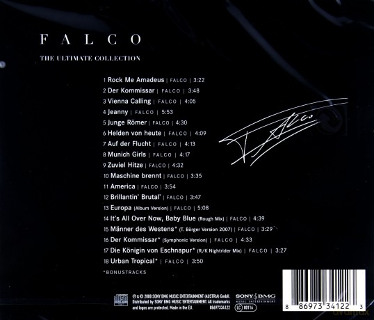 Falco: The Ultimate Collection [CD]