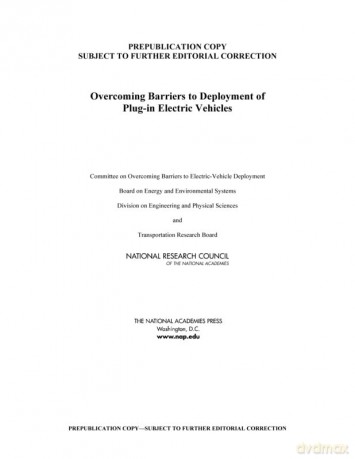 Overcoming Barriers to Deployment of Plug-in Electric Vehicles (Climate Change) - No Author Stated [KSIĄŻKA]