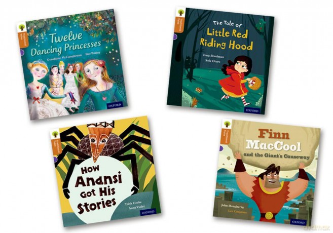 Oxford Reading Tree Traditional Tales: Level 8: Pack of 4 - John Dougherty;Trish [KSIĄŻKA]