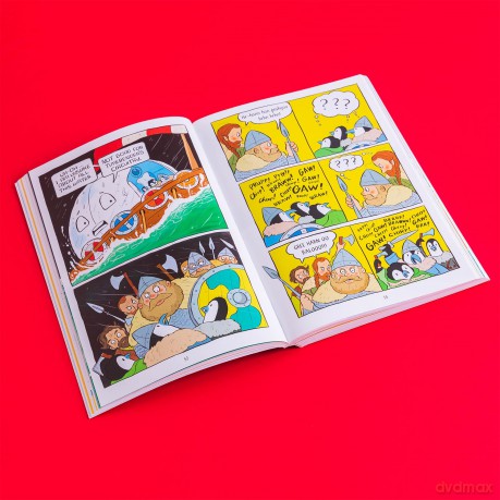 Pablo and Splash: Viking Voyage: The hilarious NEW kids' graphic novel in the series about time-travelling penguins - Sheena Dempsey [KSIĄŻKA]