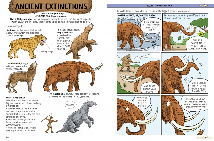 Part 2 From Dinosaurs to Now (A Comic Strip History of Planet Earth) - Anna Claybourne [KSIĄŻKA]