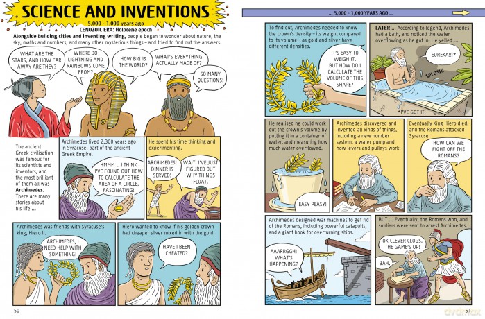 Part 2 From Dinosaurs to Now (A Comic Strip History of Planet Earth) - Anna Claybourne [KSIĄŻKA]