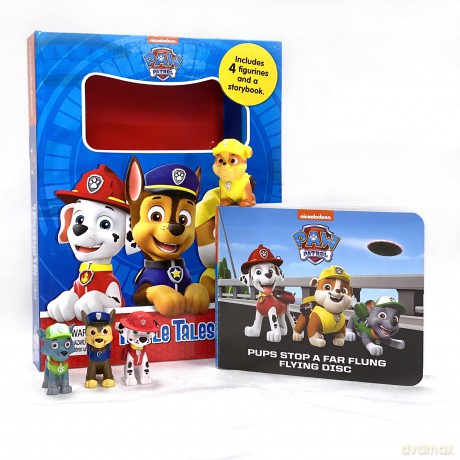 Paw Patrol Tattle Tales - Activity Books for kids, 12-page storybook, 4 figurines [KSIĄŻKA]