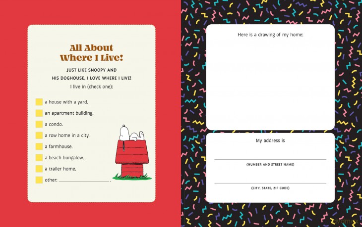 Peanuts: All About Me!: My Fill-In Book - Charles M. Schulz [KSIĄŻKA]