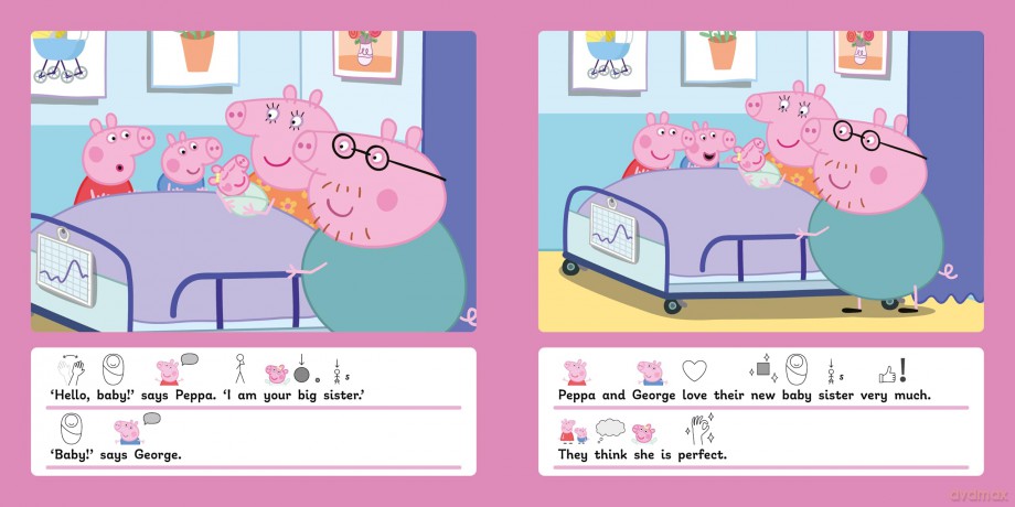 Peppa Pig: Baby Names - A Symbolised Picture Book (Peppa Pig Symbolised Stories) [KSIĄŻKA]