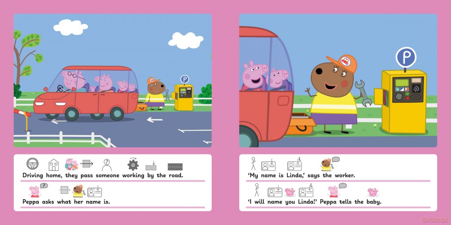 Peppa Pig: Baby Names - A Symbolised Picture Book (Peppa Pig Symbolised Stories) [KSIĄŻKA]