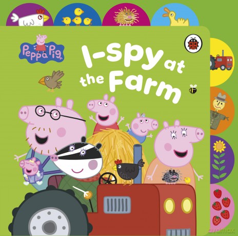 Peppa Pig: I Spy at the Farm: Tabbed Board Book [KSIĄŻKA]
