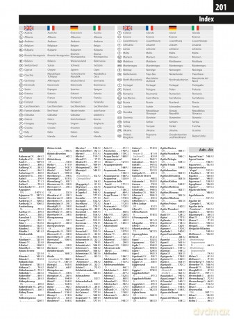 Philip's 2027 Easy to Read Multiscale Road Atlas of Europe: A4 Spiral edition (Philip's Road Atlases) - Philips Maps [KSIĄŻKA]