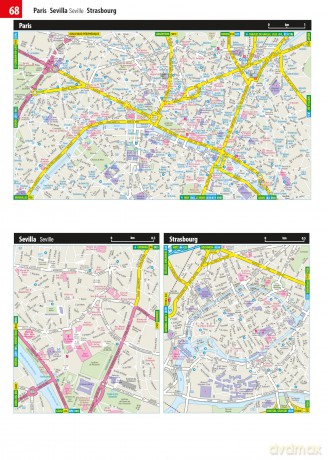 Philip's France and Spain Road Atlas: Covers the whole of France, Spain and Portugal, alongside Belgium, Andorra and Luxembourg (Philip's Road Atlases) - Philip's Maps [KSIĄŻKA]