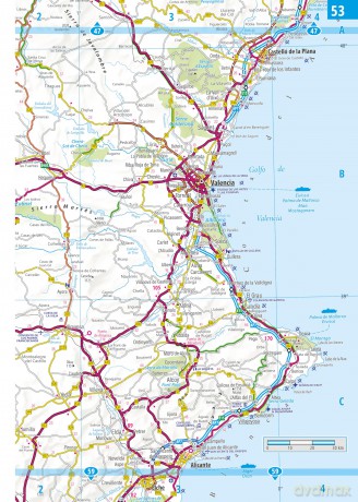 Philip's France and Spain Road Atlas: Covers the whole of France, Spain and Portugal, alongside Belgium, Andorra and Luxembourg (Philip's Road Atlases) - Philip's Maps [KSIĄŻKA]