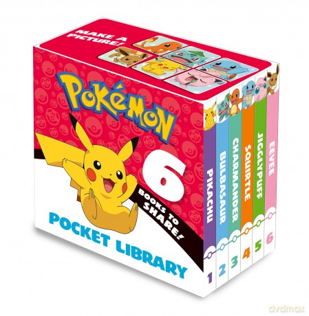 Pokémon Pocket Library: New for 2026! 6 mini board books, perfect for little learners and the youngest Pokémon fans aged 1, 2, 3, 4 and up! [KSIĄŻKA]