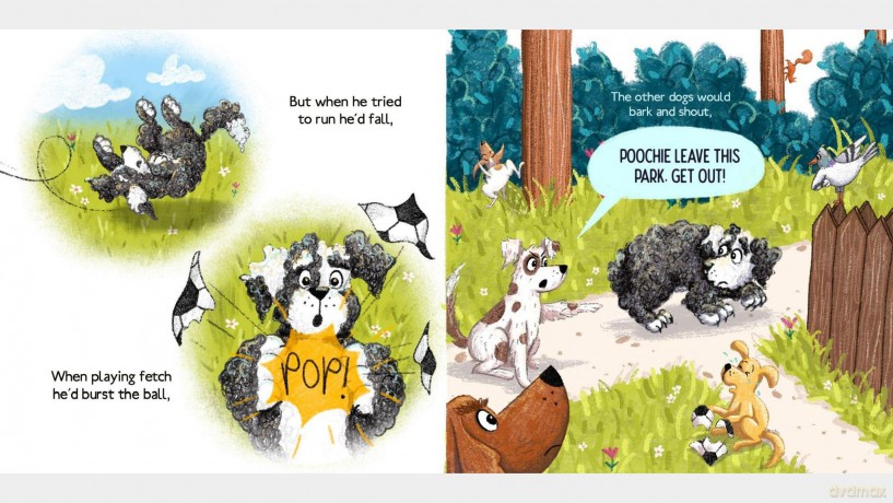 Poochie Pete and is very big feet: The debut picture book from the bass player and backing vocalist with multi-platinum selling Scottish indie band, TRAVIS - Dougie Payne [KSIĄŻKA]