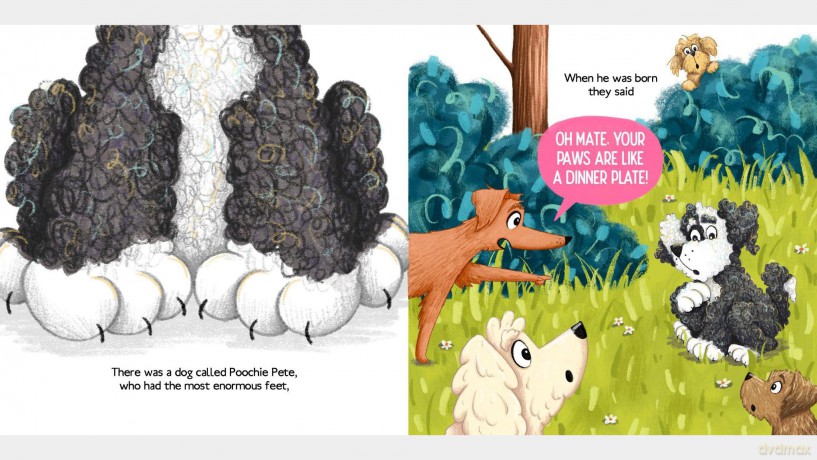 Poochie Pete and is very big feet: The debut picture book from the bass player and backing vocalist with multi-platinum selling Scottish indie band, TRAVIS - Dougie Payne [KSIĄŻKA]