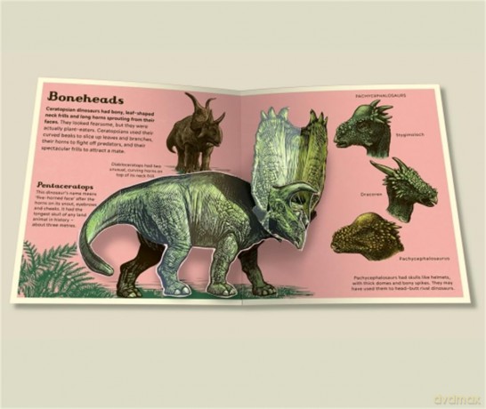 Pop-Up Dinosaurium: An interactive Welcome to the Museum pop-up for young readers - Chris (Il) Wormell [KSIĄŻKA]