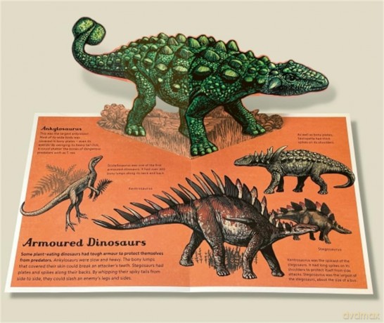 Pop-Up Dinosaurium: An interactive Welcome to the Museum pop-up for young readers - Chris (Il) Wormell [KSIĄŻKA]